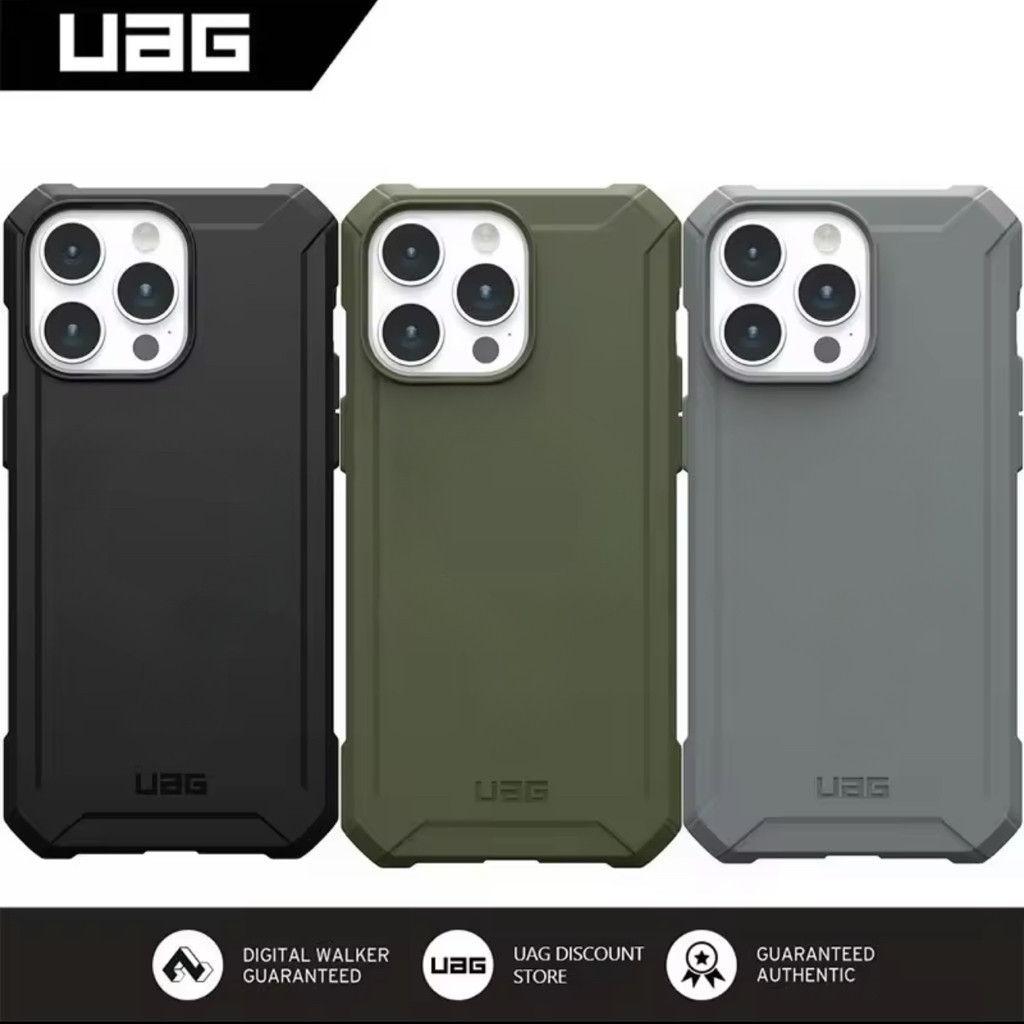 Uag เคสโทรศัพท์มือถือแบบนิ่ม ลายเกราะ Essential สําหรับ iPhone 15 14 13 12 pro max 15Plus 14Plus 13 12 pro max