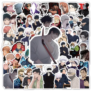สติ๊กเกอร์ Jujutsu Kaisen 100 ชิ้น - Itadori Yuji, Gojo Satoru & Okkotsu Yuta Graffiti Decals DIY สติ๊กเกอร์กันน้ํา