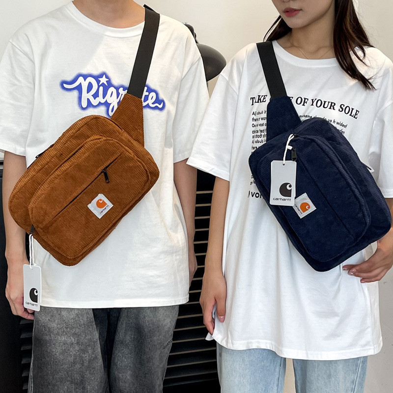 Carhartt กระเป๋าคาดอก กระเป๋าคาดเอว ใส่โทรศัพท์มือถือ เหมาะกับการพกพา ฟิตเนส วิ่ง ขี่จักรยาน สําหรับผู้ชาย