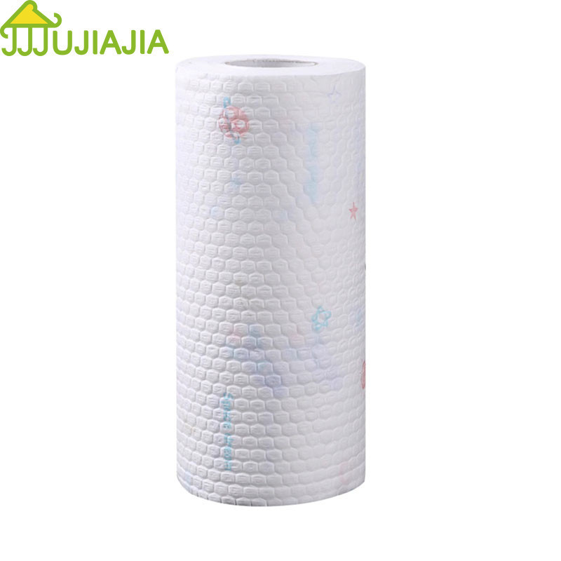 JUJIAJIAJujiajia กระดาษเช็ดจาน แบบใช้แล้วทิ้ง สําหรับครัวเรือน