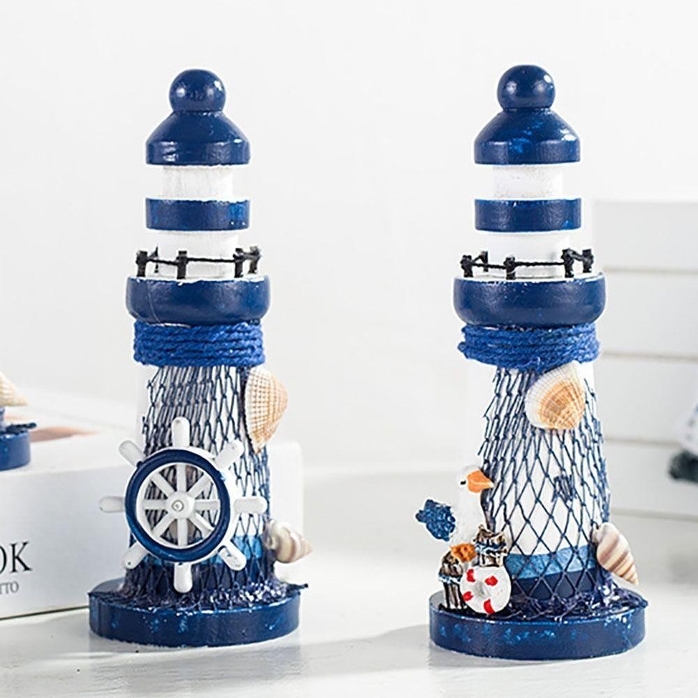 Aiping ประภาคารเครื ่ องประดับ , Marine Decor Craft Watchtower รุ ่ น , คุณภาพสูงเมดิเตอร ์ เรเนียนสไตล ์ ไม ้ ประภาคารหัตถกรรม - รูปที่ 6