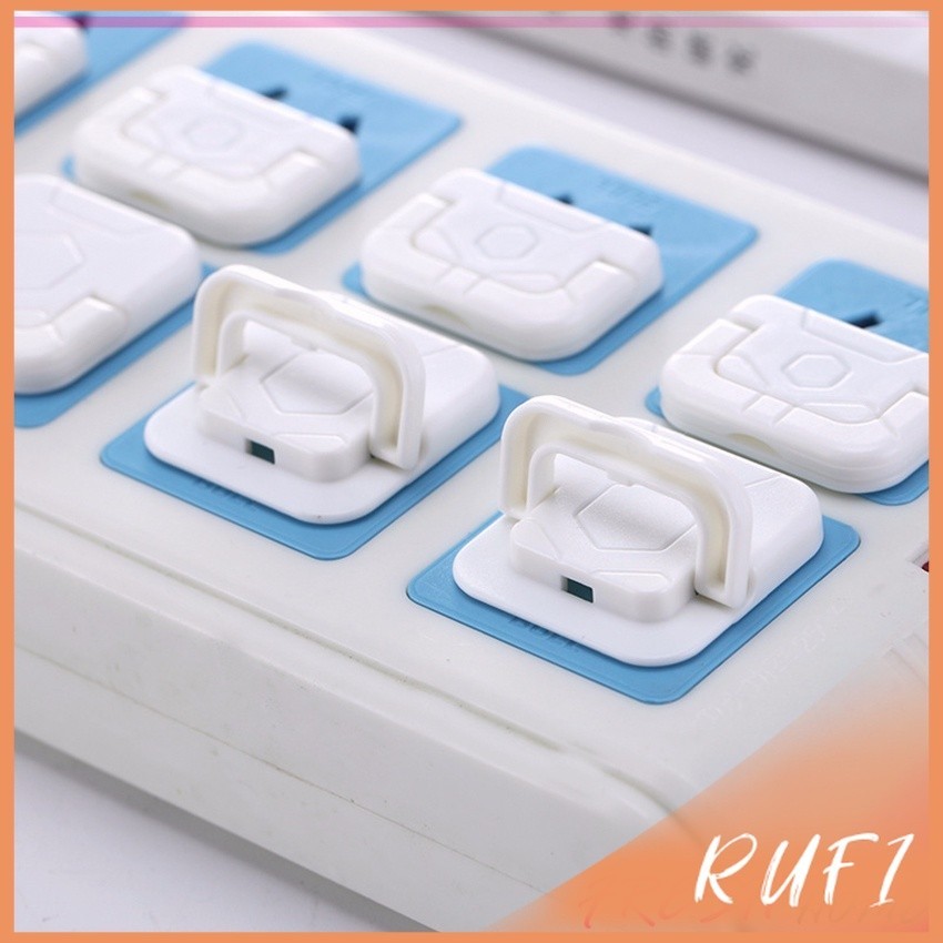 RUFI ฝาปิดรูปลั๊กไฟ ตัวปิดปลั๊กไฟ กันเด็กแหย่ปลั๊ก ป้องกันไฟดูด ราคา ต่อ ชิ้น Socket protection cover