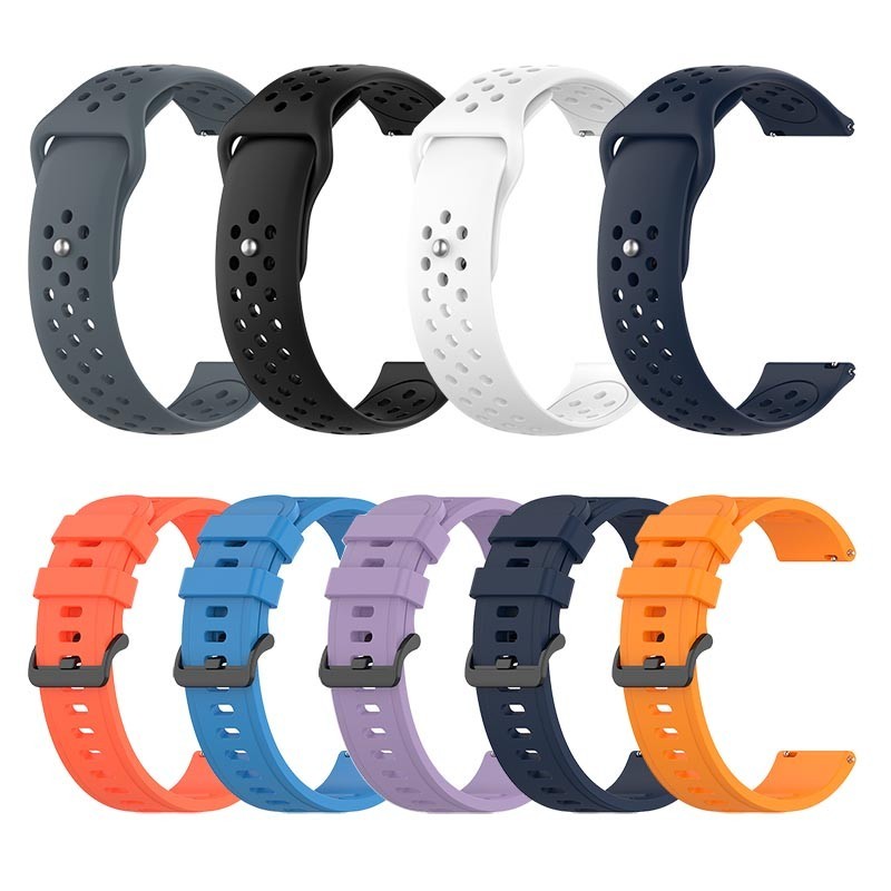 สายรัดซิลิโคน 22 มม.สำหรับ Redmi Watch 5 Active/5 Lite สบายสายรัดข้อมือกีฬาสำหรับ Xiaomi Watch S5