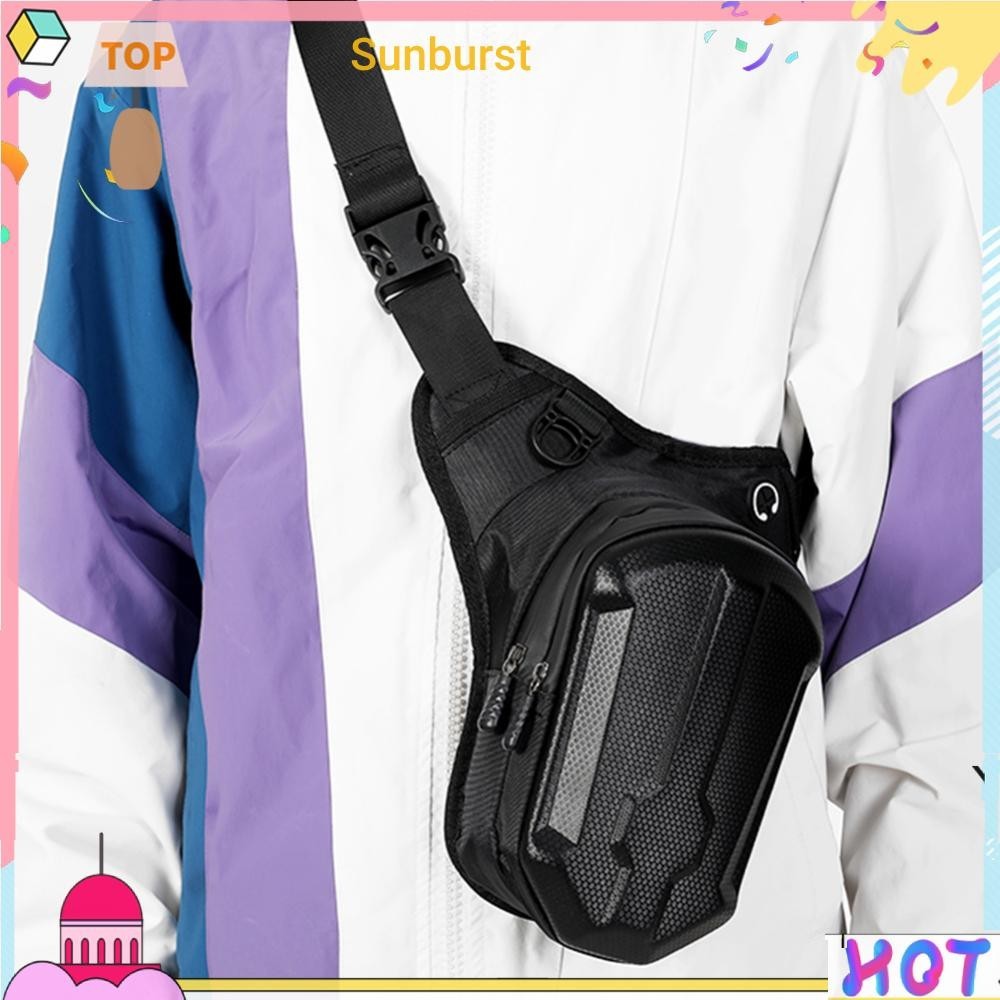 [Sunburst11.th] กระเป๋าคาดเอวลําลอง แบบแข็ง กันน้ํา อุปกรณ์เสริม สําหรับขี่รถจักรยานยนต์ กลางแจ้ง