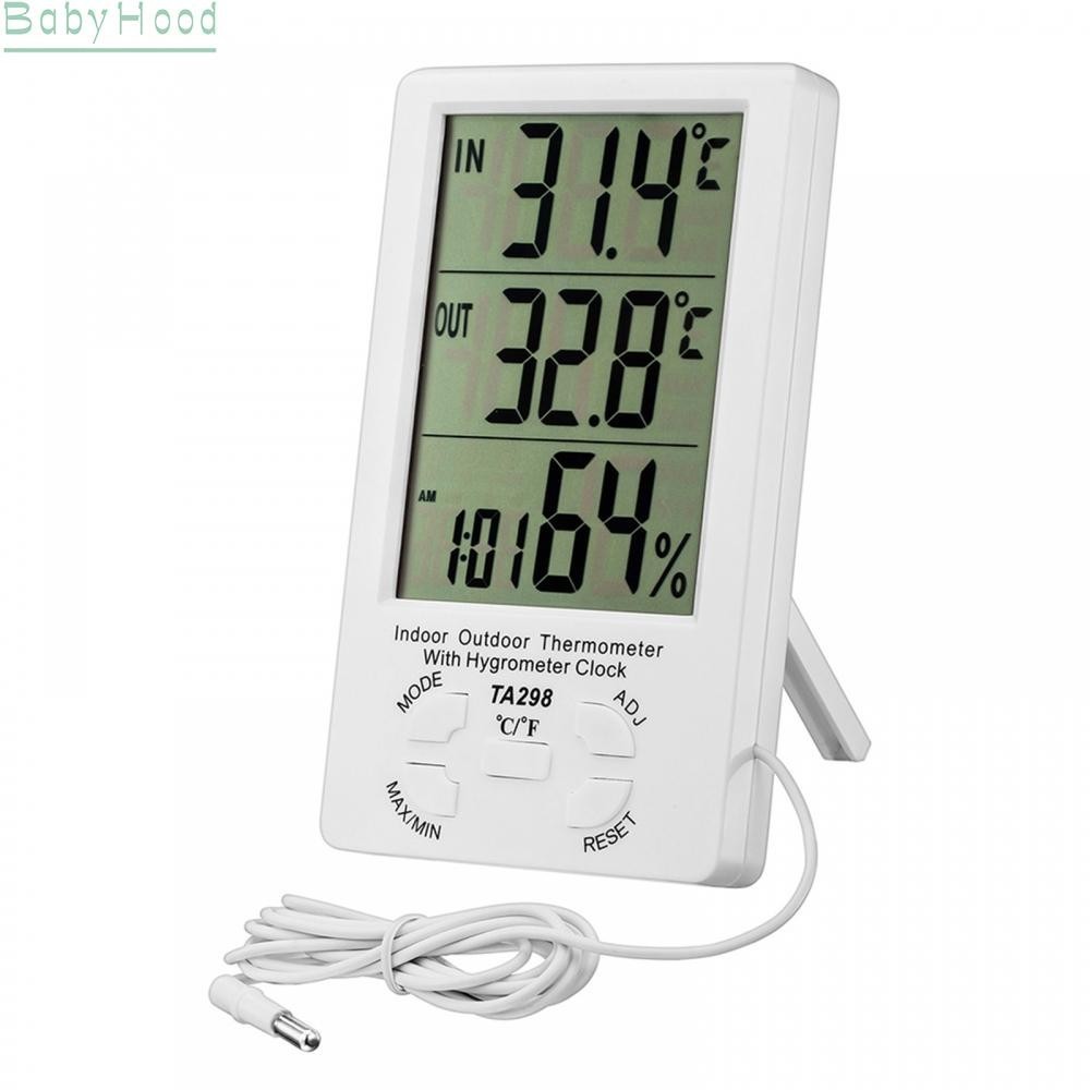 【Big Discounts】Thermometer Hygrometer Indoor Meter Humidity Digital LCD Outdoor Thermometers#BBHOOD