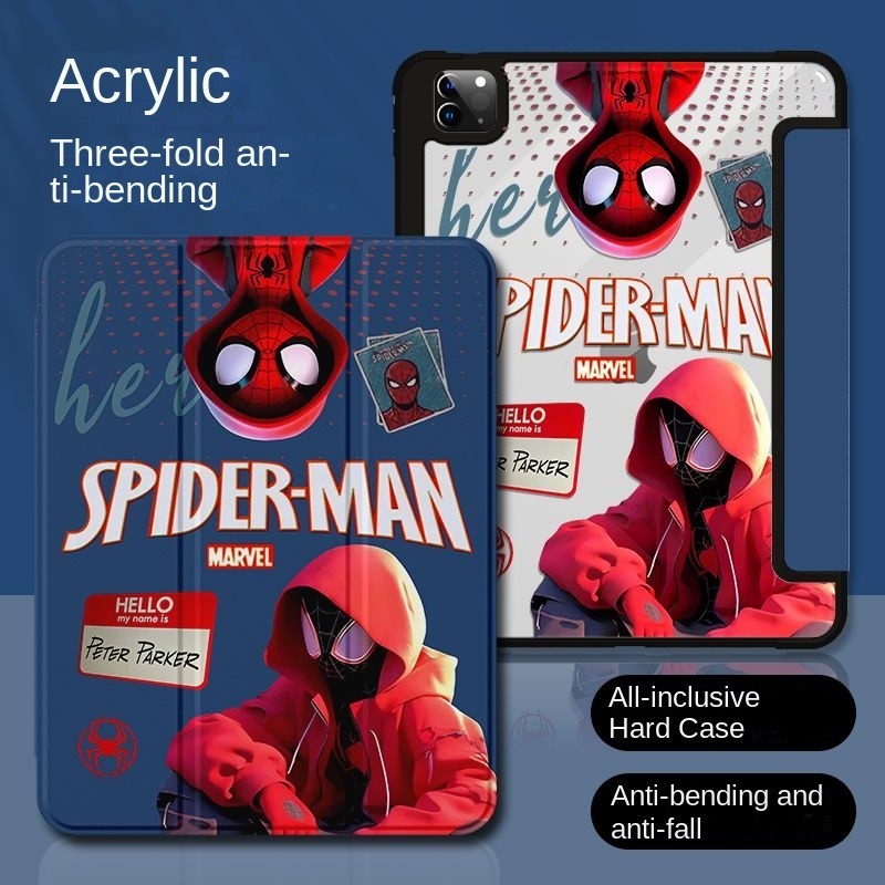 iPad 10th การ์ตูนน่ารัก Dark Spider Man สําหรับ iPad gen9 รูปที่ 5