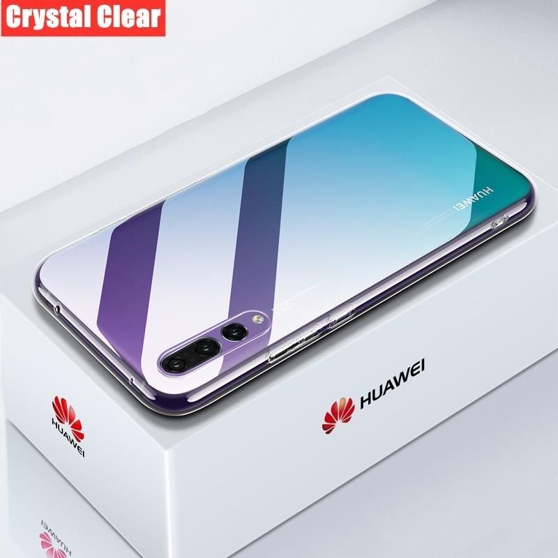 สําหรับ Huawei P20 Pro CLT-L29 L29C L09 L09C HW-01K กรณีโปร่งใสซิลิโคนนุ่มกันกระแทกฝาครอบ