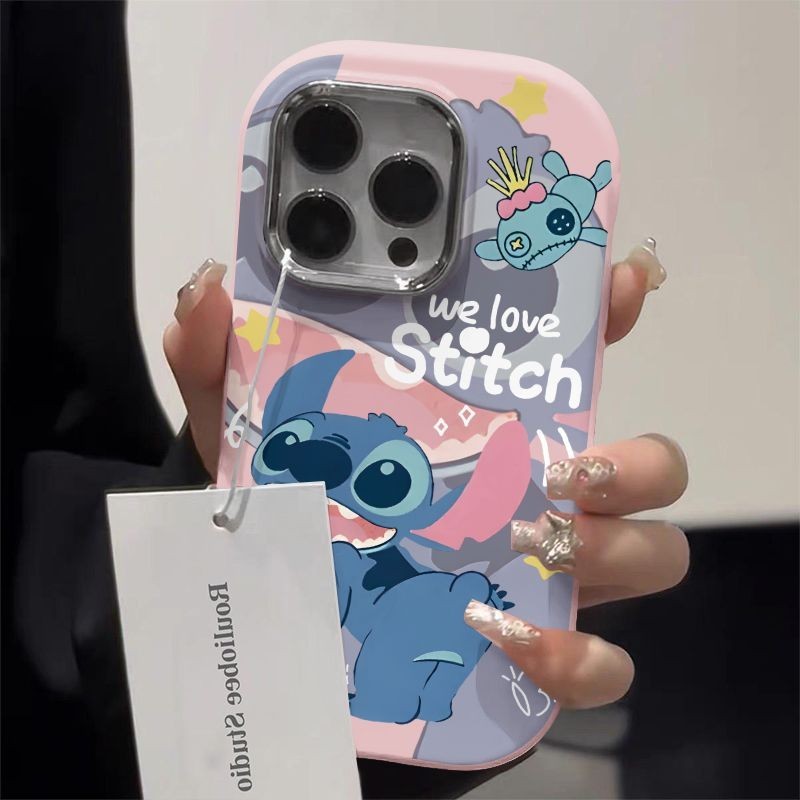 เคสมือถือ แบบนิ่ม ลายสติทช์ กันกระแทก สําหรับ Iphone 15 14 Pro Max 15 Pro Iphone XS 15 15 Pro Max 14 13 12 11