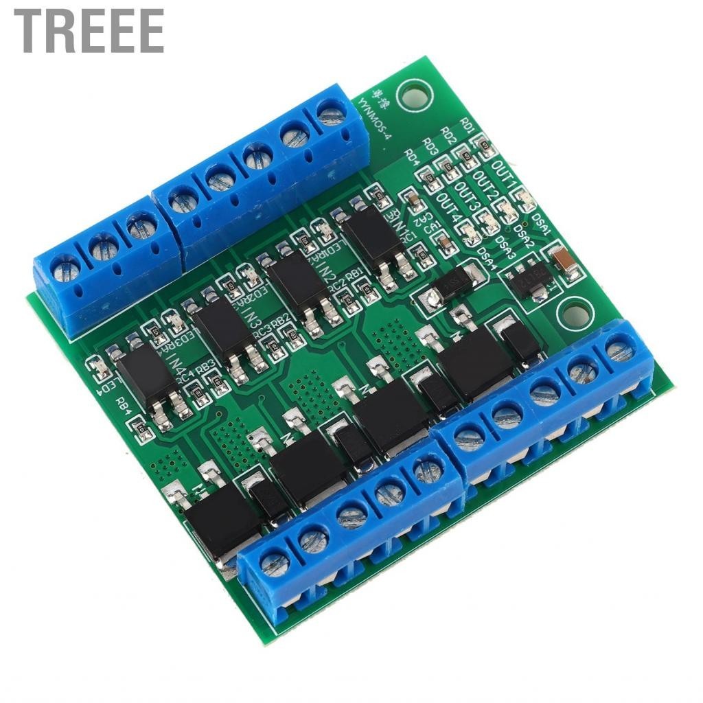 Treee PWM 4-Channel Mos Fet Module PLC Amplifier Circuit Board Driver HAN