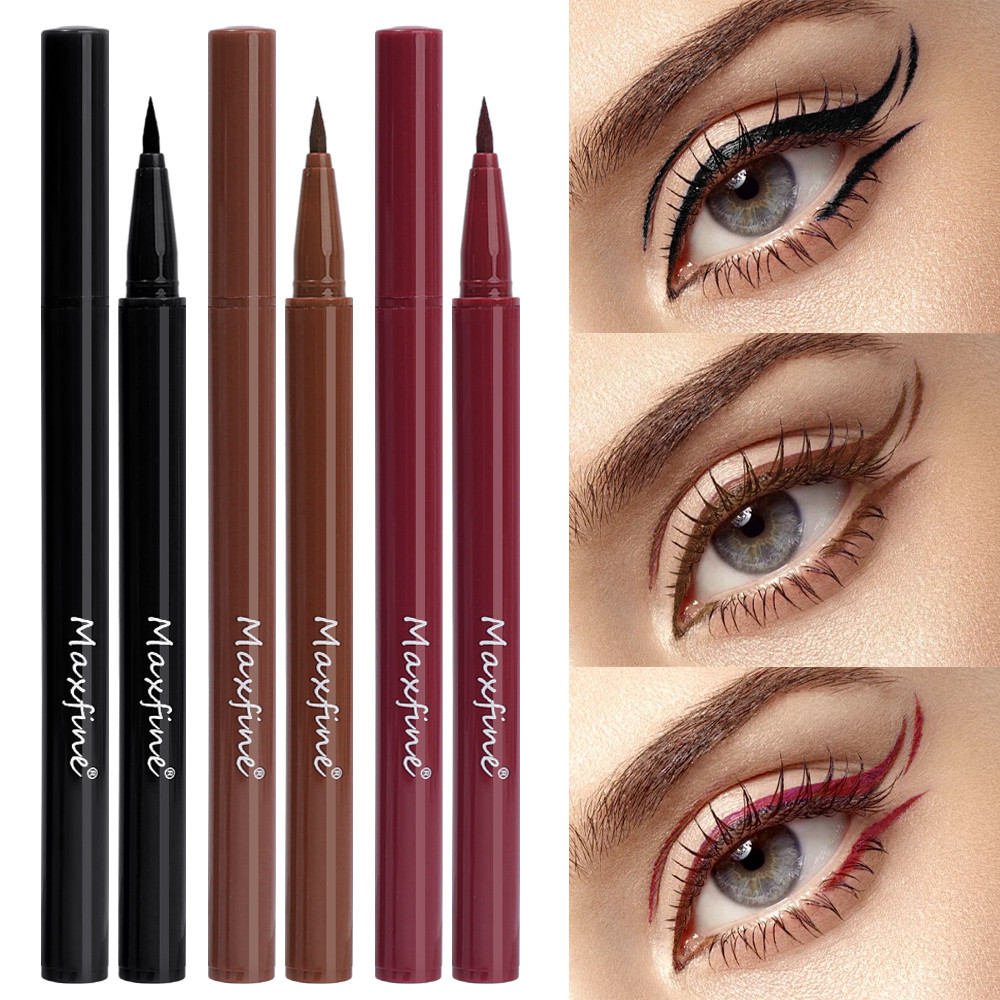 อายไลน์เนอร์ - กันน้ํา กันเปื้อน ติดทนนาน เม็ดสีสูง - ลิควิดอายไลเนอร์ - อายไลน์เนอร์แต่งหน้า - อายไลเนอร์ดินสอ - ปลายบางพิเศษ - อายเมคอัพเครื่องสําอาง