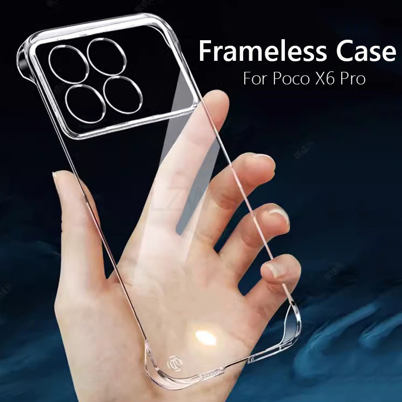 เคสโทรศัพท์มือถือ แบบแข็ง ป้องกันกระแทก ไร้กรอบ สําหรับ Xiaomi Poco X6 Pro PocoX6 Pro 5G