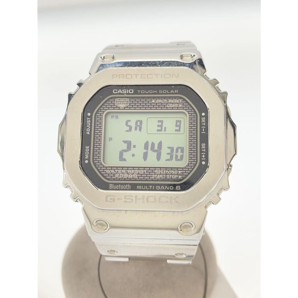 Casio G-Shock Gmw-B5000 นาฬิกาข้อมือดิจิทัล สายสเตนเลส พลังงานแสงอาทิตย์ สําหรับผู้ชาย

