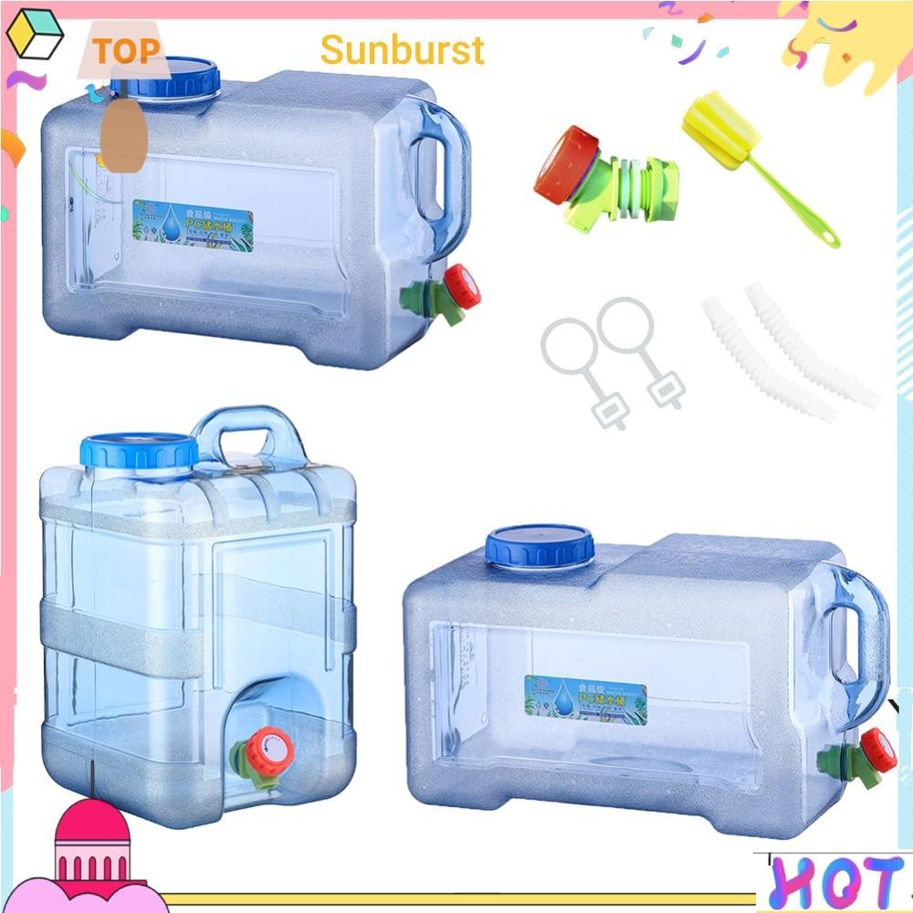 [Sunburst11.th] ถังเก็บน้ํา 18 20 22 ลิตร พร้อมก๊อกน้ํา สําหรับบ้าน กลางแจ้ง