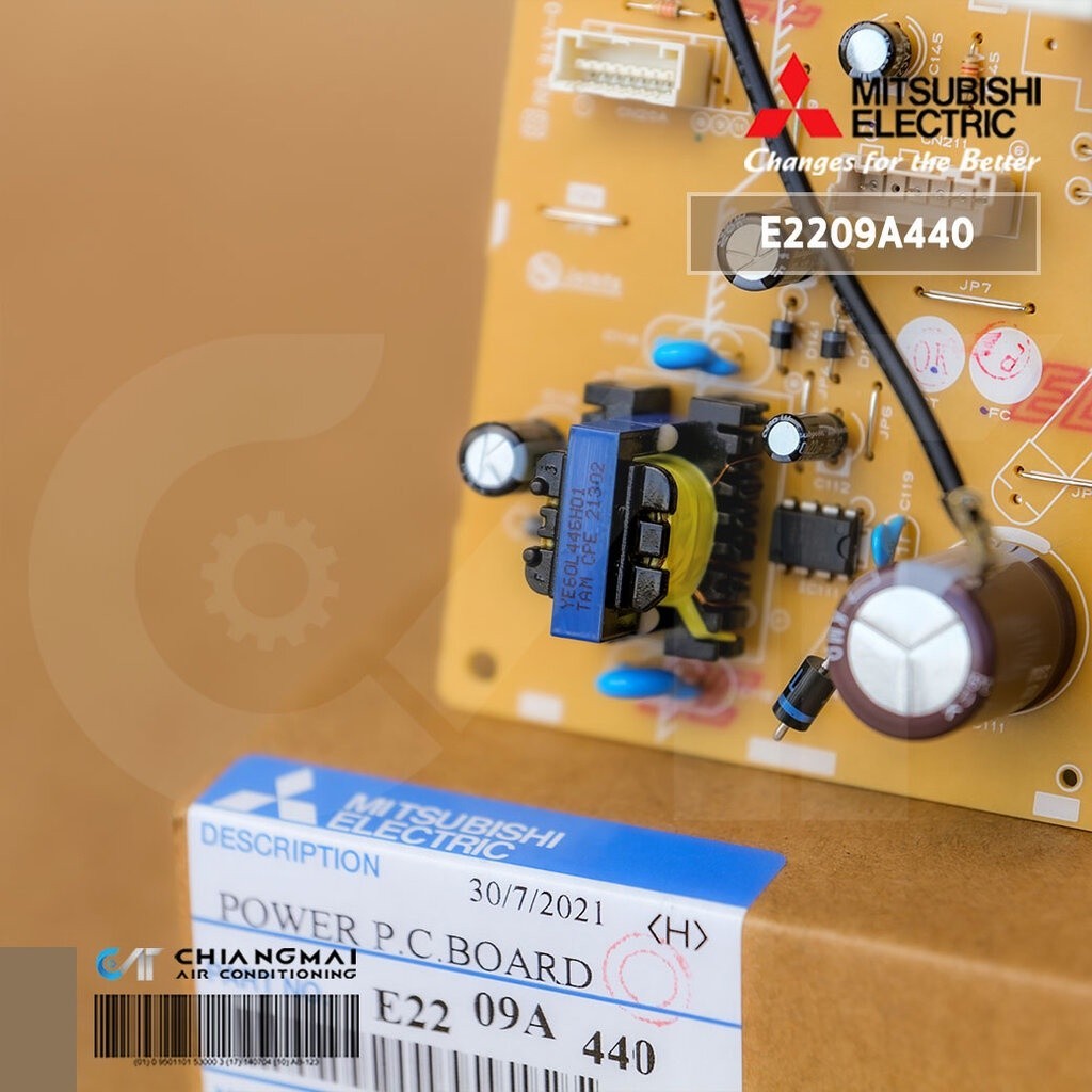 กรองฝุ่นแอร์ E2209A440 แผงวงจรแอร์ Mitsubishi Electric แผงบอร์ดแอร์มิตซูบิชิ บอร์ดคอยล์เย็น