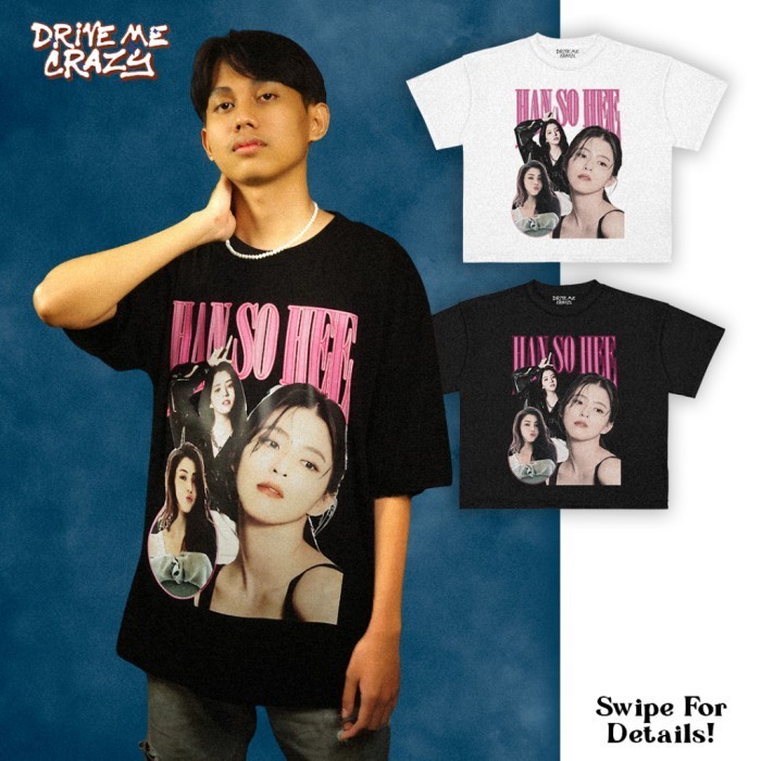 Han So Hee Oversized Bootleg T-Shirt | Drive Me Crazy