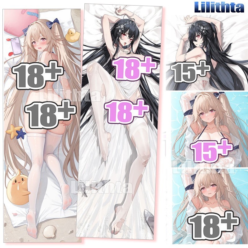 ปลอกหมอน พิมพ์ลายการ์ตูนอนิเมะ Dakimakura Azur Lane Anchorage and Taiho Azure Lane Game สําหรับตกแต่งบ้าน