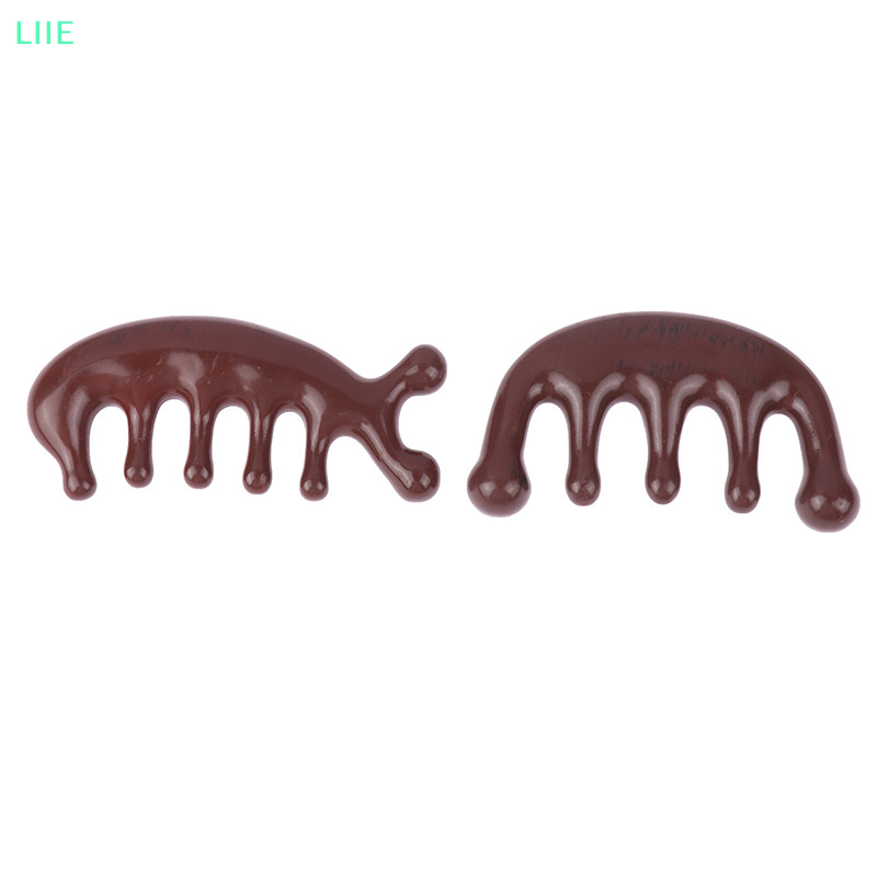 【LI】หวีเรซิ่น ป้องกันไฟฟ้าสถิตย์ สําหรับนวดหนังศีรษะ ไหล่ คอ 1 ชิ้น【IE】