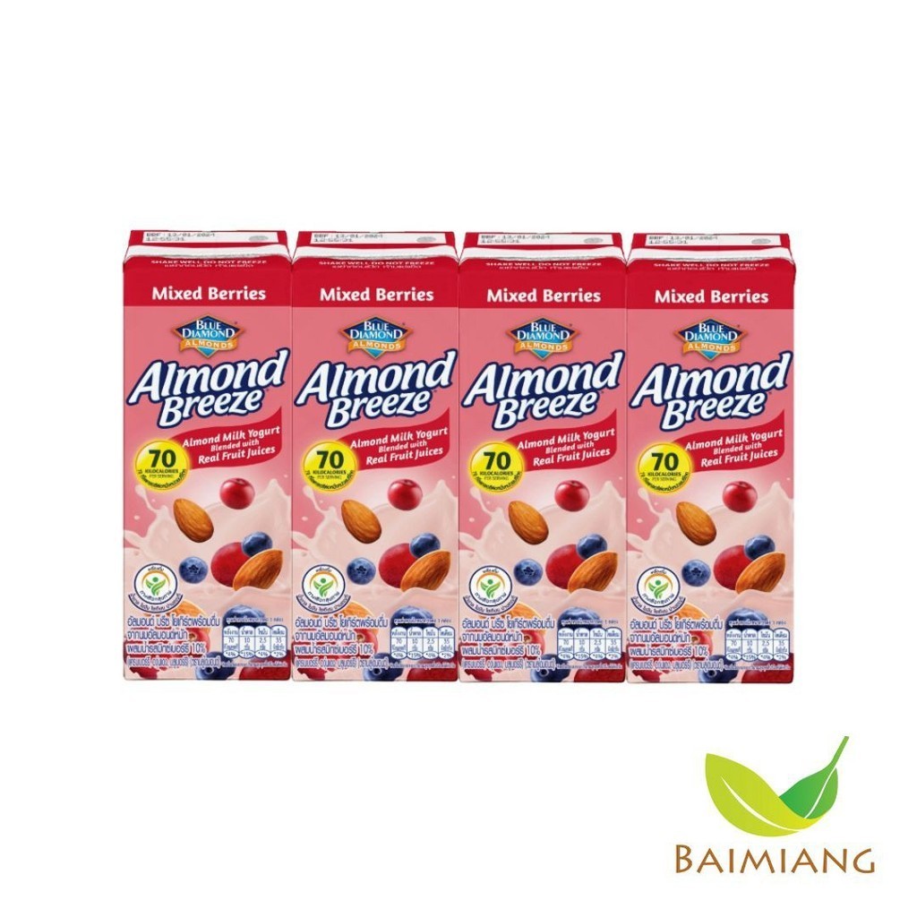[1 แพ็ค] Blue Diamond นมอัลมอนด์รสมิกซ์เบอร์รี่ ขนาด 170 ml. (04275-4)