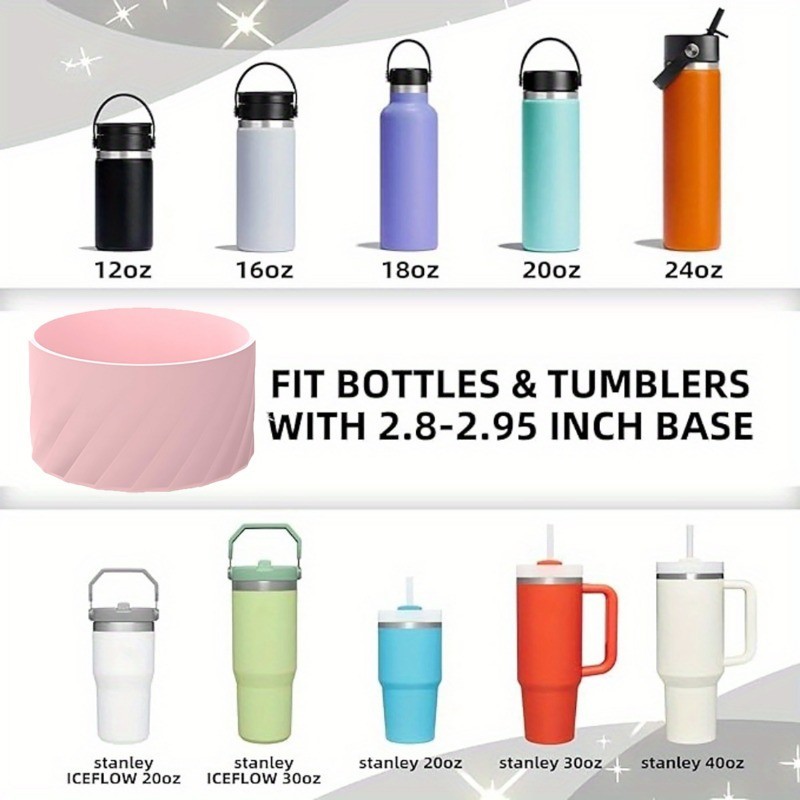 Sugaw 10 มม.ฝุ่นหลอด & Tumbler ซิลิโคน Boot ชุด Begonia ฟางฝาปิดขวดน้ํา Protector Boot สําหรับ 40oz Stanley ถ้วยอุปกรณ์เสริม ราคา ถูกที่สุด ดีลบีเคเค แกลเลอรีภาพที่ 3