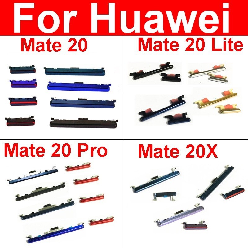 ปุ่มปรับระดับเสียง แบบเปลี่ยน สําหรับ Huawei Mate 20 Pro 20 Lite 20X
