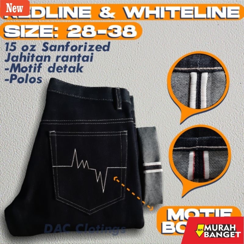 กางเกงยีนส์ผู้ชาย - SELVEDGE DENIM / SELVEDGE DENIM ACCENT 15 OZ / SELVEDGE CONVECTION / SELVEDGE DE