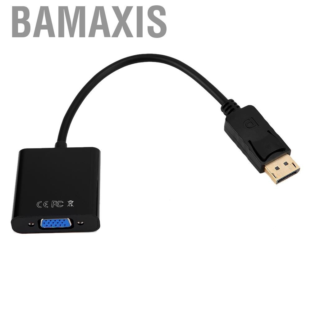 Bamaxis Small Elegant Appearance DP To VGA Adapter PCs TV Receivers For