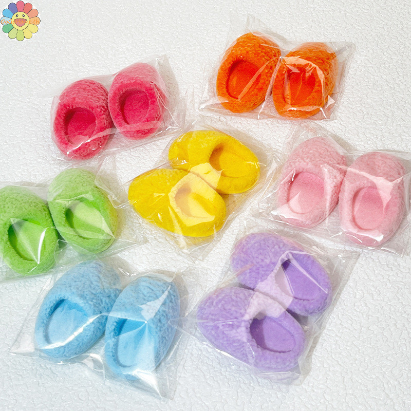 Gogo รองเท้าแตะจําลอง ขนาดมินิ สําหรับตกแต่งบ้านตุ๊กตา 1/12 TH