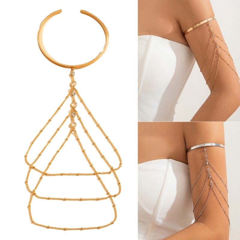 Fine Music Festival Arm Chain Tassels Styles Arm Bracelet Unique Fashion Arm Chain for Elegant Look