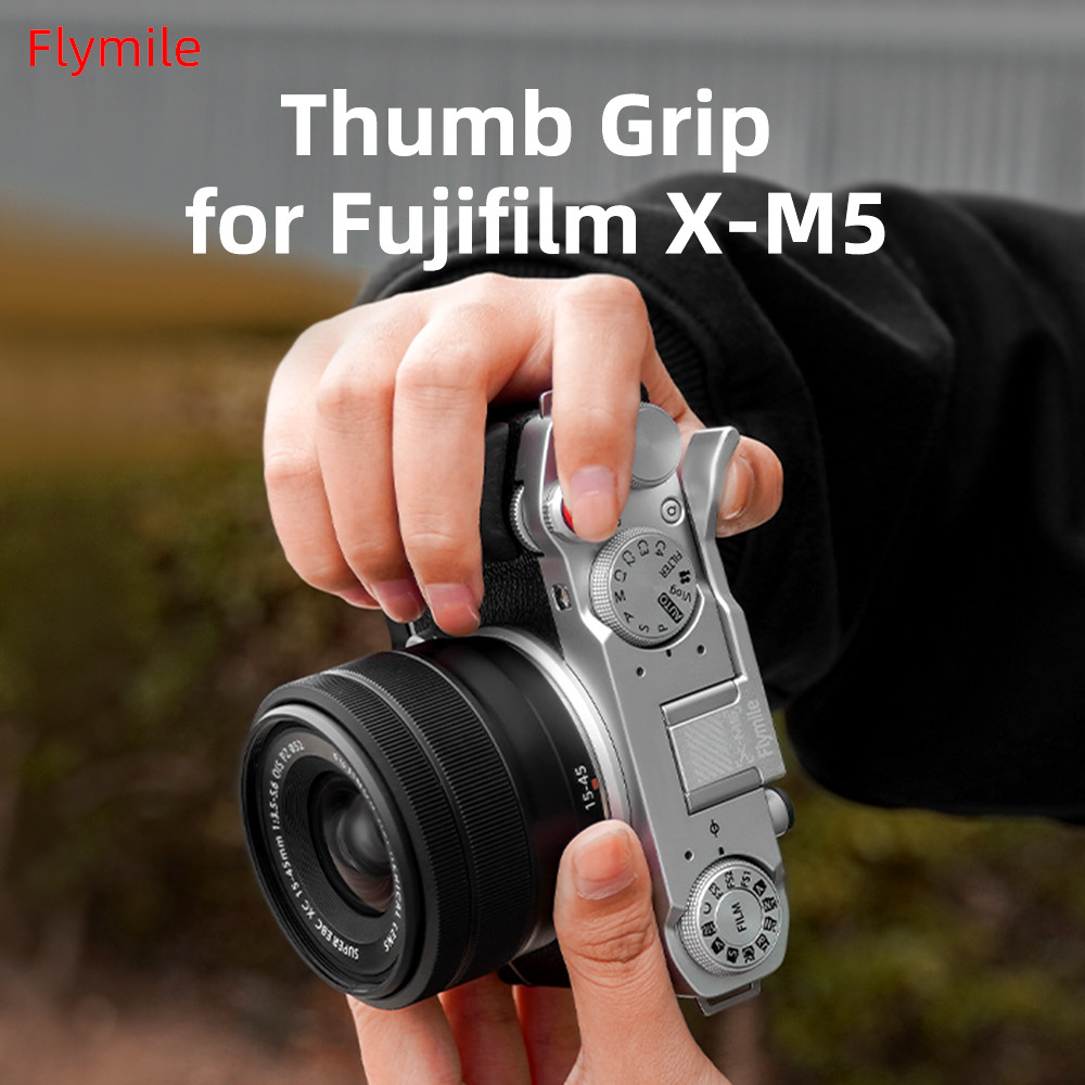 เหมาะสําหรับ Fujifilm X-M5 Camera Finger Grip X-M5 Camera Thumb Grip ถืออุปกรณ์เสริมขาตั้งยิงด้วยมือเดียว