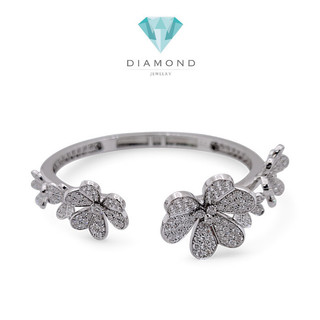 Frivole Diamond Bangle 18K / Diamond Jewelry-137GBD713000AB