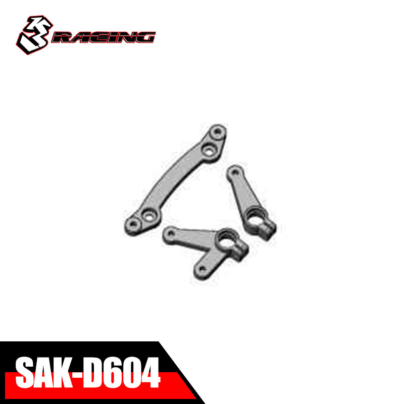 3racing อะไหล่ Dual Wiper ชุดพวงมาลัย SAK-D604 สําหรับ Sakura D6 S 1/10 RC รุ่นรถ Drift Racing อุปกร