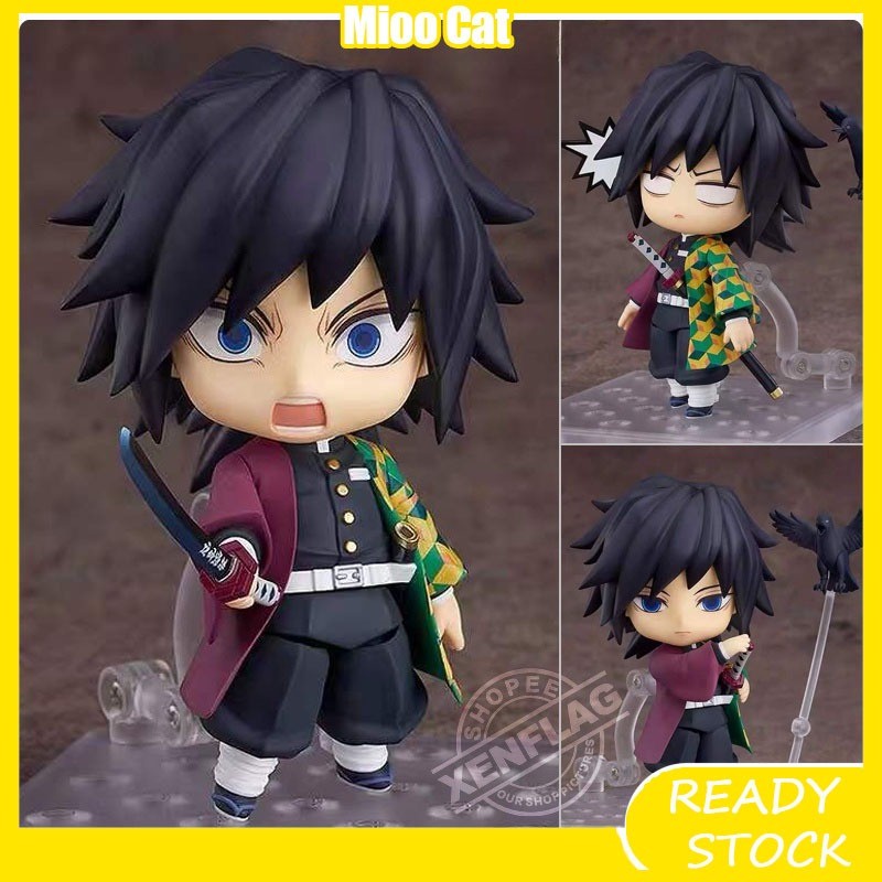 Nendoroid Demon Slayer Tomioka Giyuu #1408 Action Figure Pvc Collection ของขวัญ 10 ซม. สําหรับแฟนๆแล