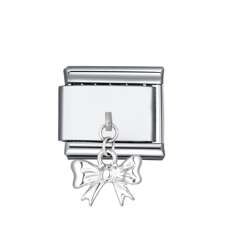 สแตนเลสโมดูลจี้น่ารักลมสร้อยข้อมือ ทําเอง อิตาเลี่ยนโมดูล ประกบกัน สร้อยข้อมือ - รูปที่ 7