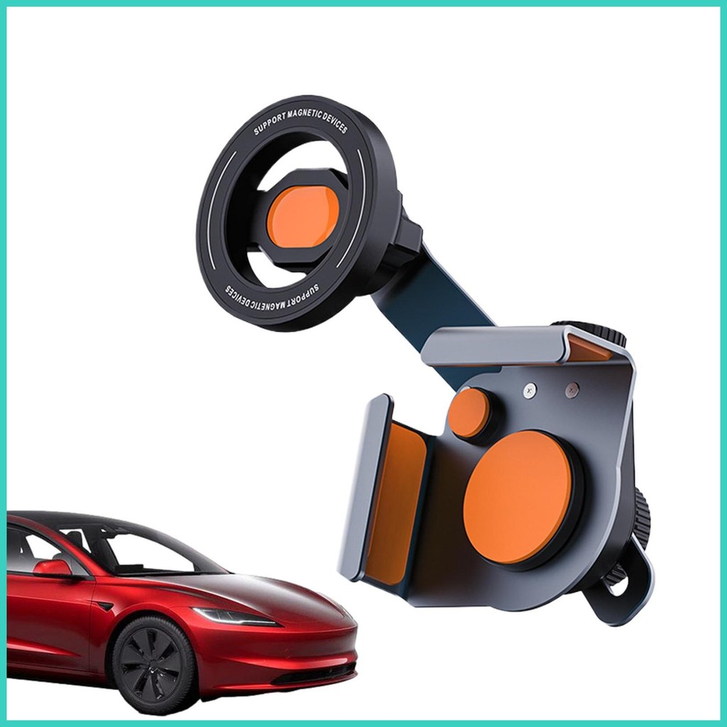 สําหรับ Tesla หน้าจอแม่เหล็กรถ Mount ที่วางโทรศัพท์ Auto Dash หน้าจอขาตั้ง Cradle ถ้วยดูด Strong magith