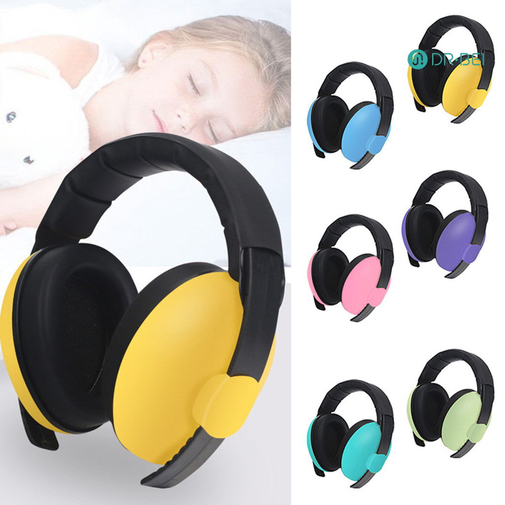 Dr.bei Baby Earmuff น้ําหนักเบาการประยุกต์ใช้กว้างหนาเสริมสร้างการนอนหลับการนอนหลับเด็ก Earmuff สําห
