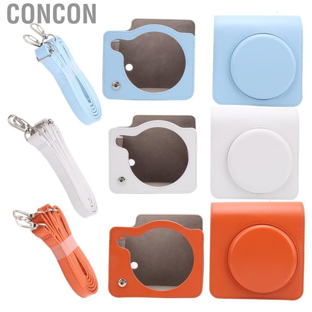 Concon กล้อง เคส กระเป๋าป้องกันสายคล้องไหล่สำหรับ Fujifilm Instax SQ1