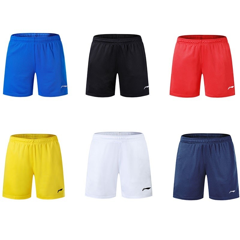 Li Ning's ใหม่ กางเกงกีฬาขาสั้น ระบายอากาศ แห้งเร็ว สําหรับผู้ชาย และผู้หญิง