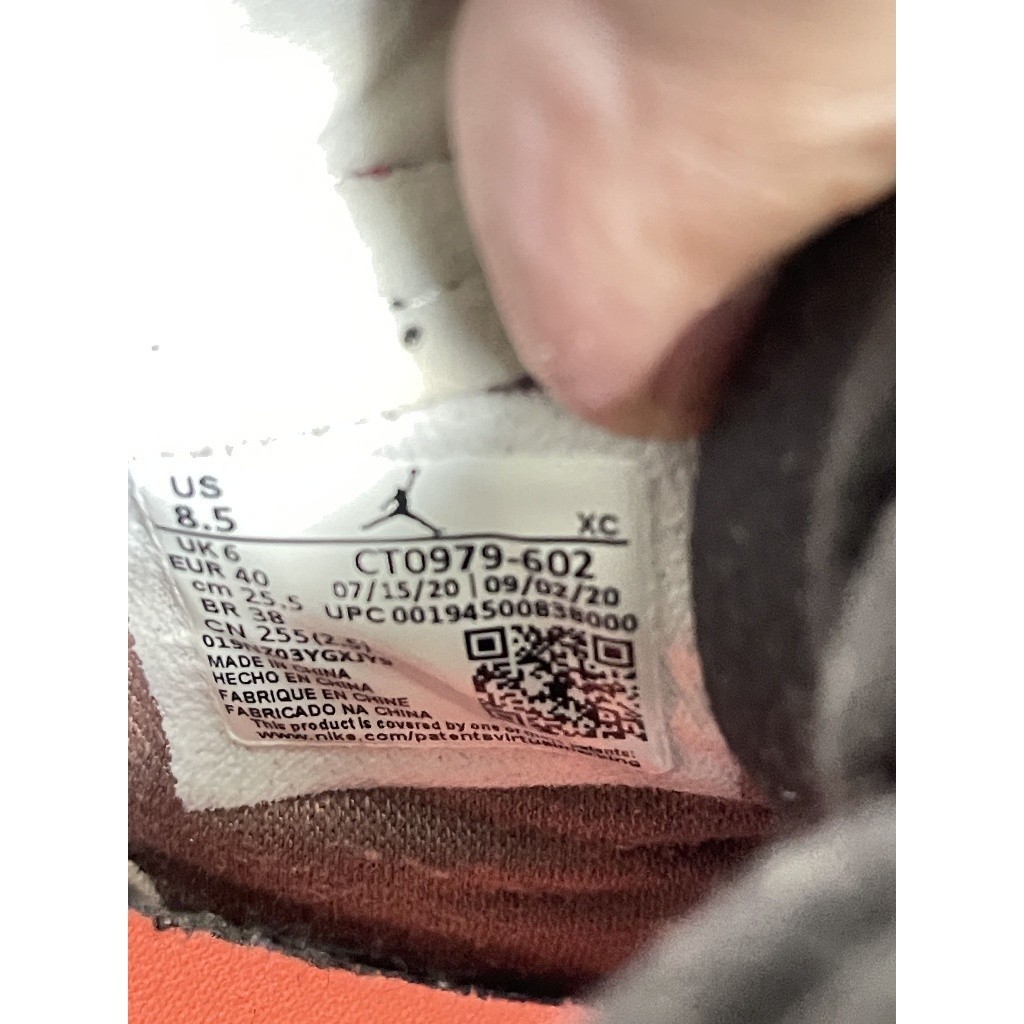 [ของแท้100%มือสอง]Jordan 1 High Zoom Air CMFT - Canyon Rust(EUR40:25.5cm.) แฟชั่น รองเท้า Hot sales