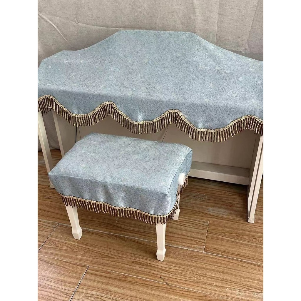 88-คีย์61-คีย์เปียโนไฟฟ้าฝุ่นปกสากลเปียโนอิเล็กทรอนิกส์ปกผ้าฝาครอบป้องกันหนา ผ้าแจ็คการ์ด เปียโนปกม้านั่งปก