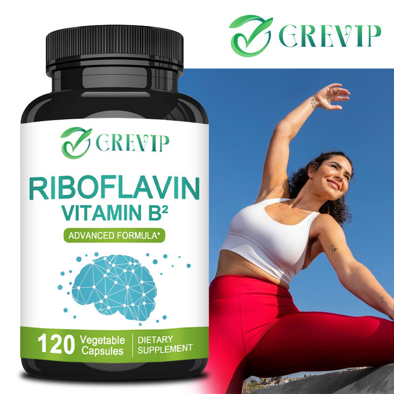 【 Grevip 】 วิตามิน B2 riboflavin - การเผาผลาญพลังงาน ลดไมเกรน