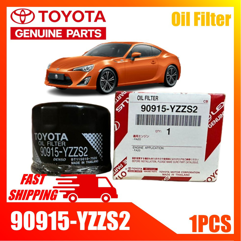 90915-YZZS2 กรองน้ํามันเครื่อง Toyota สําหรับเครื่องยนต์ FA20 – Toyota GT86 / ZN6 / กรองน้ํามันเครื่