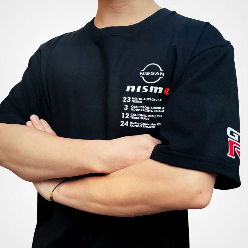 เสื้อยืดแขนสั้น พิมพ์ลาย Nissan nismo super gt JDM God of War Formula F1 Racing Merchandise 0127