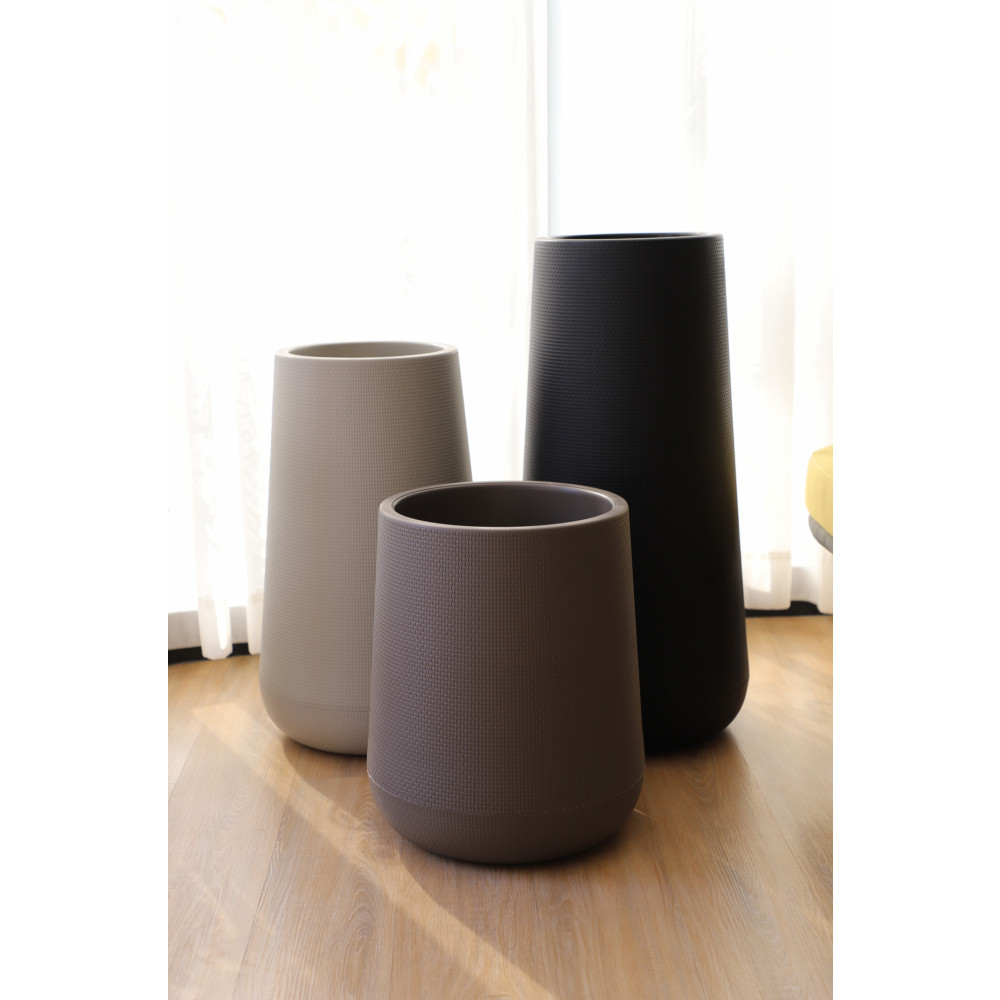 LOCAL789 Tree’O กระถางต้นไม้พลาสติก รุ่น 6KD9975N-BN ขนาด L สีน้ำตาล ร้านอยู่ในไทย