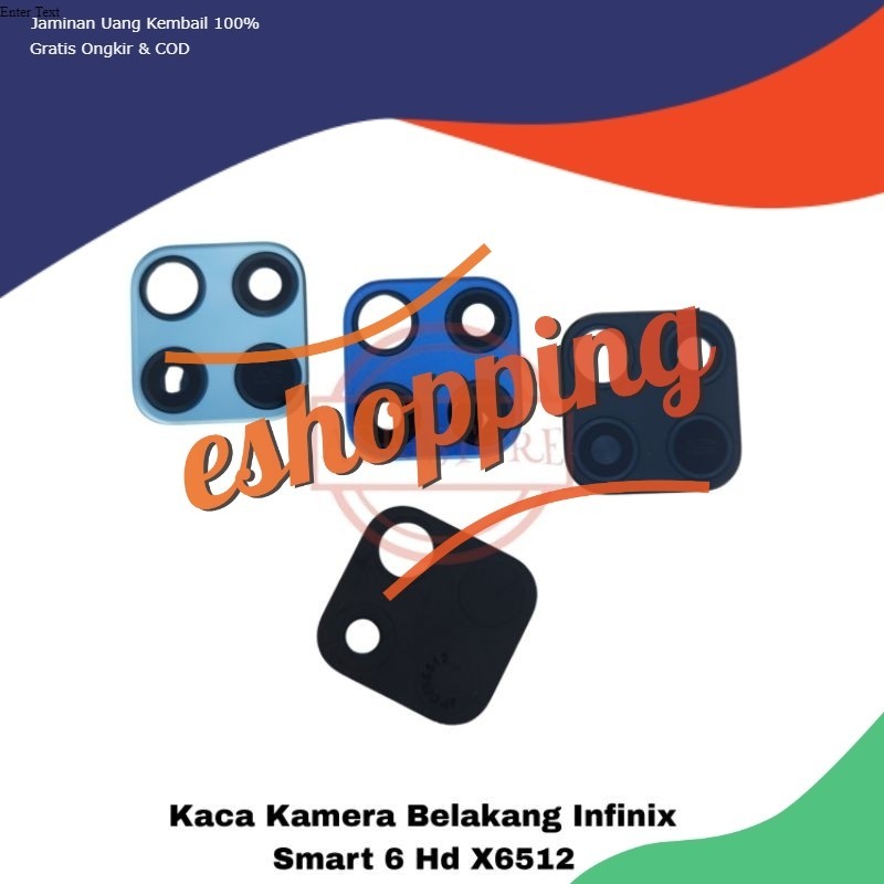 เลนส์กล้อง / กระจกกล้องหลัง Infinix Smart 6 HD X6512 ORIGINAL