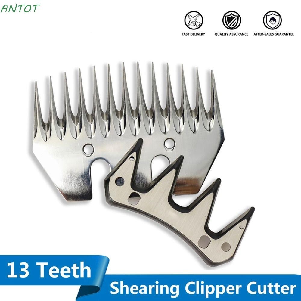 Antot ใบมีดตัดแต่งขนแพะ อัลปาก้า แบบเปลี่ยน 9/13 ซี่