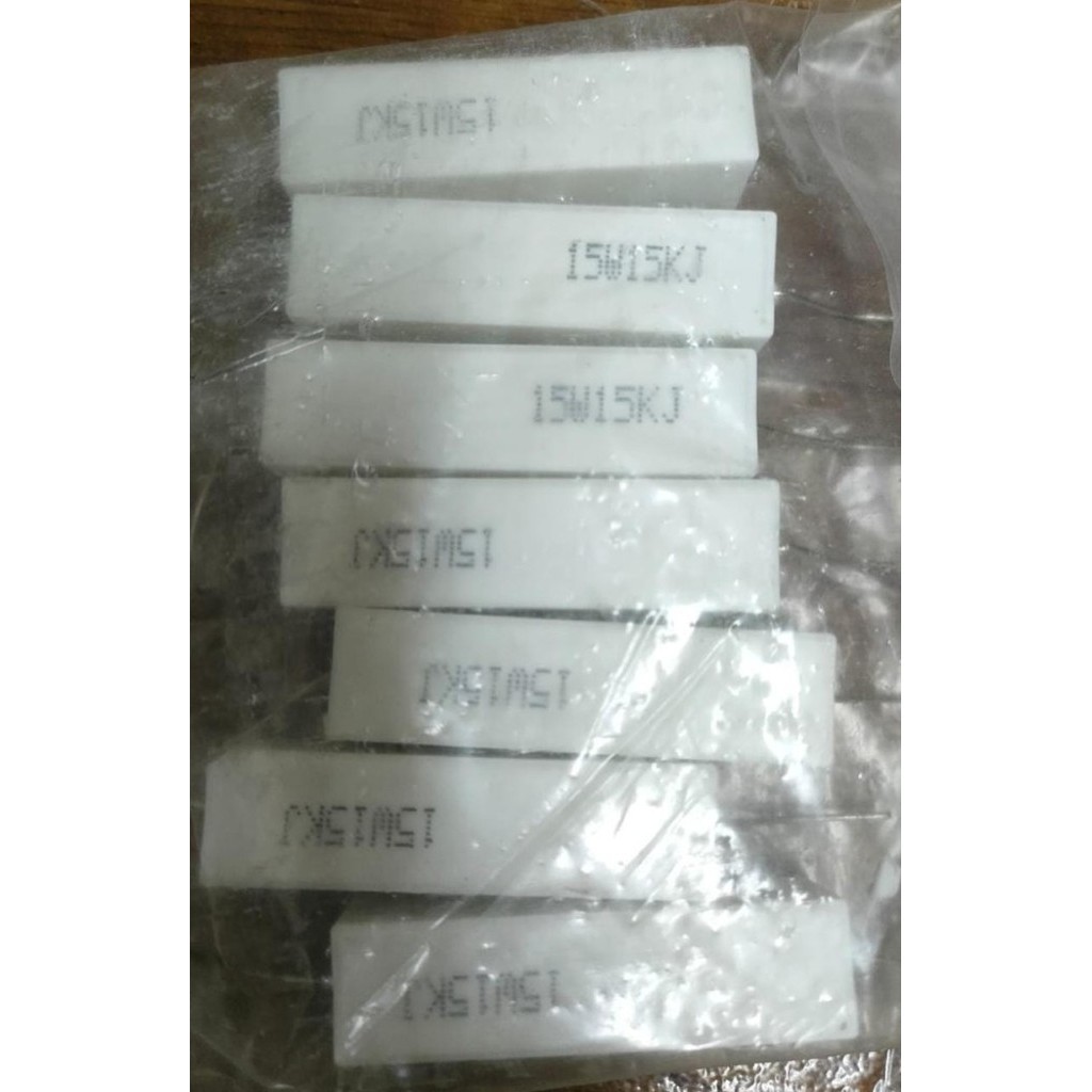 R15w 15k Ceramic RESISTOR -JJN34 (5 ชิ้น)