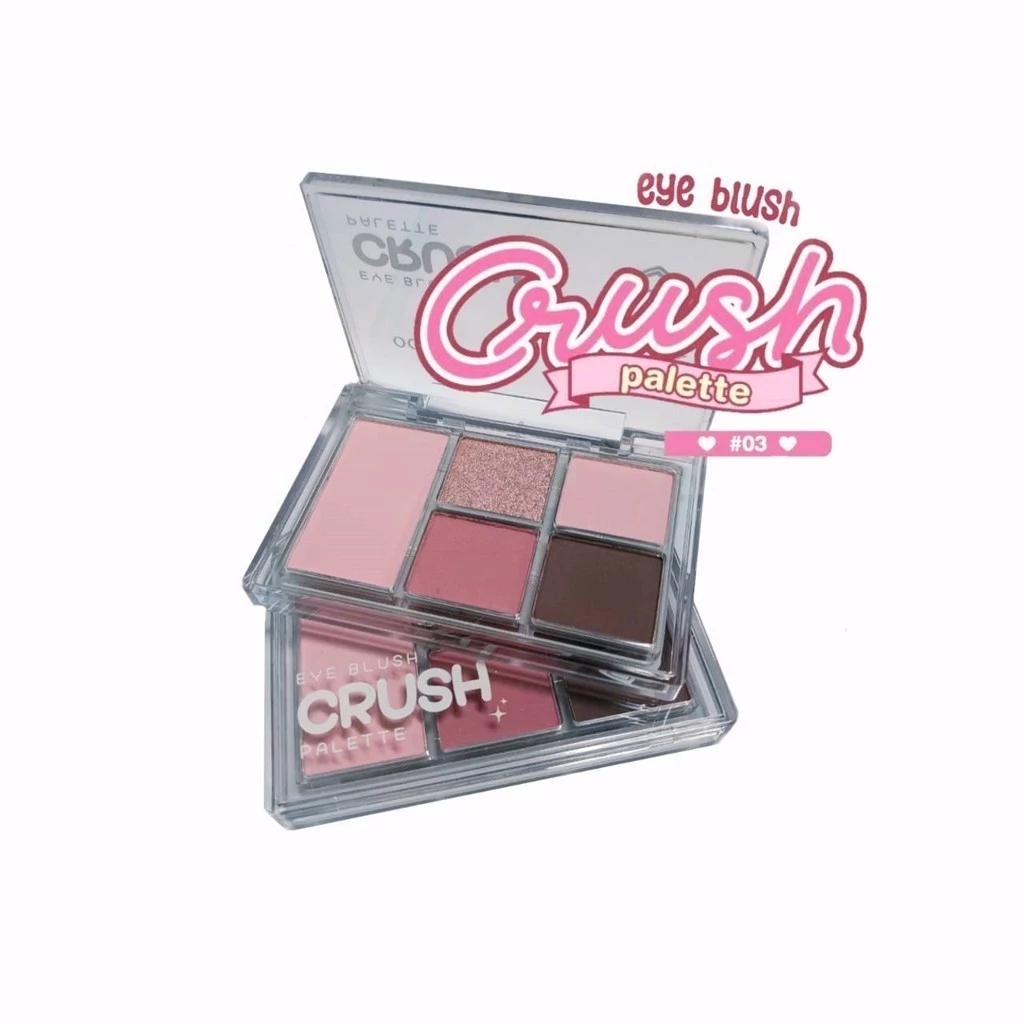 ♦️ของแท้·ส่งด่วน·ถูก♦️Odbo Eye Blush Crush Eyeshadow Palette #ODS04 : โอดีบีโอ อาย บลัช ครัช อายแชโดว์ พาเลท dayse