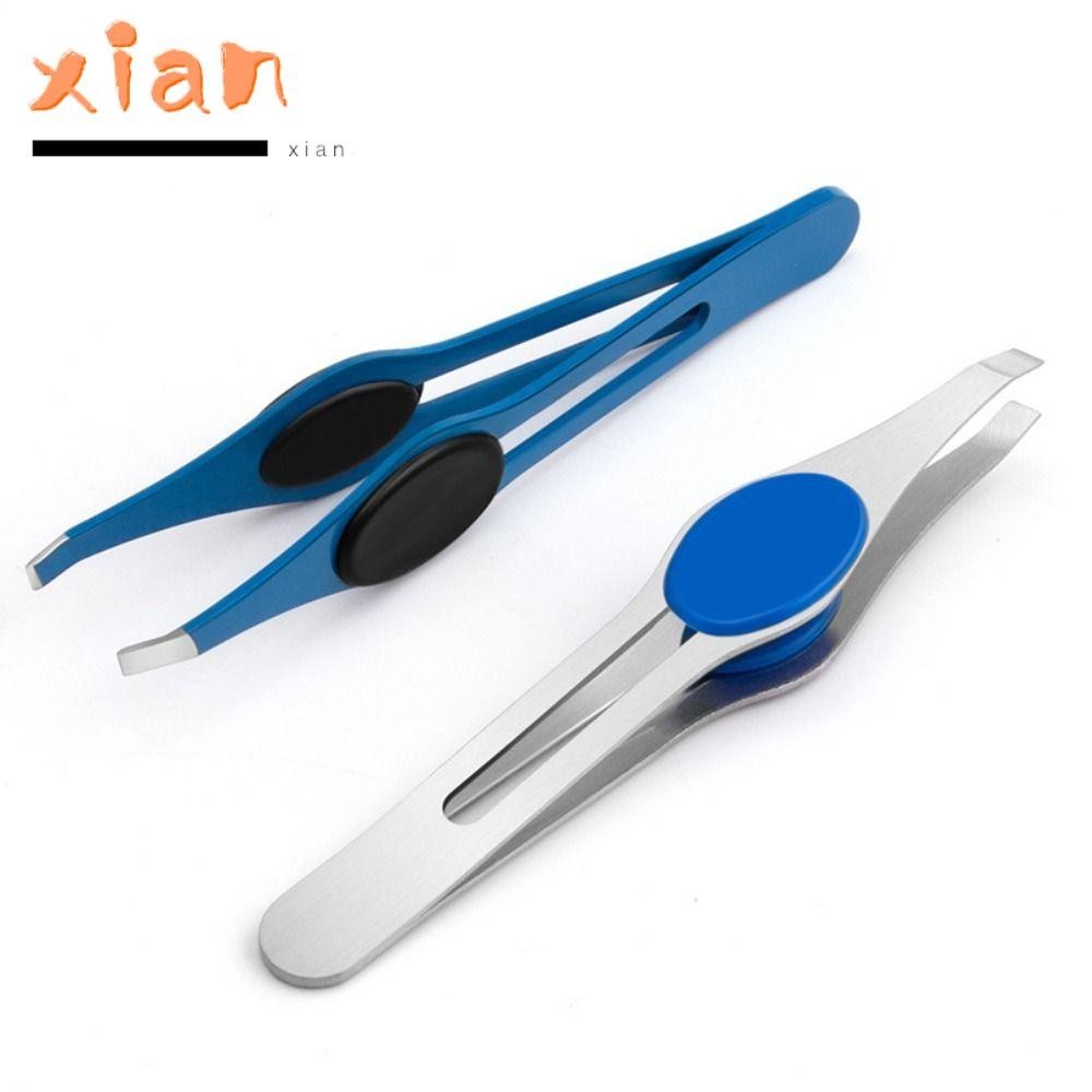 Xianen แหนบถอนขนคิ้ว กําจัดขน แต่งหน้า มืออาชีพ ความงาม คิ้วเอียง คลิปคิ้วผู้หญิง