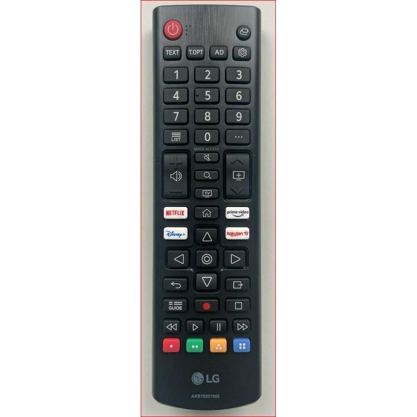 ลูกชาย76037605   รีโมท LG, Neftflix, Prime Video, Disney+, Rakuten-