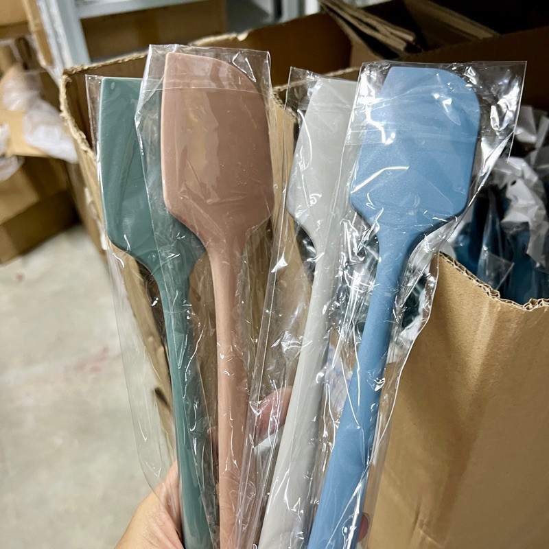 ไม้พาย ช้อนพาย ไม้ปาดครีม พายทาเนย แปรง ซิลิโคน Earth Tone Collection มีหลายขนาด หลายสี ให้เลือก - รูปที่ 7
